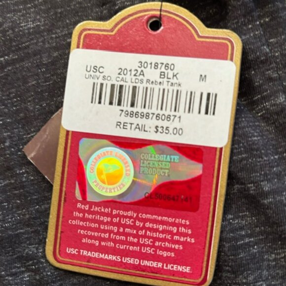 USC TROJANS Rebel Tank Top Black Size M - Picture 4 of 7